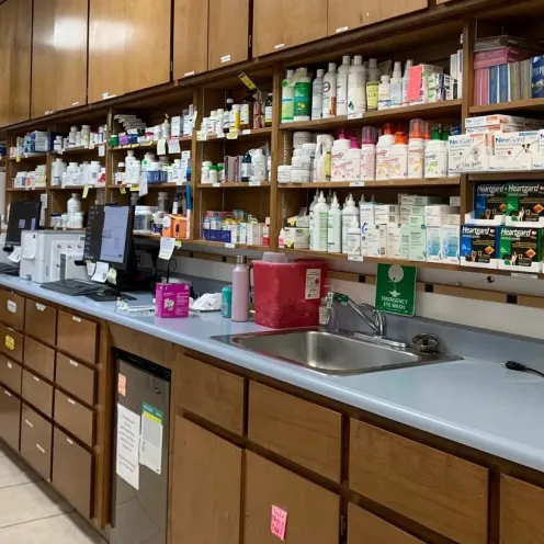 Pharmacy at All Creatures Animal Clinic